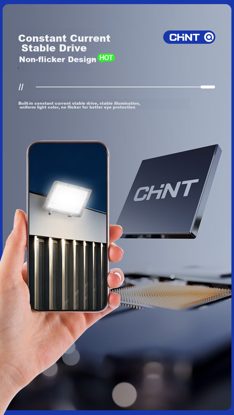 Светодиодный прожектор CHNT, уличный, для освещения фасадов, дворов, мощностью 150 Вт, IP65, холодный свет