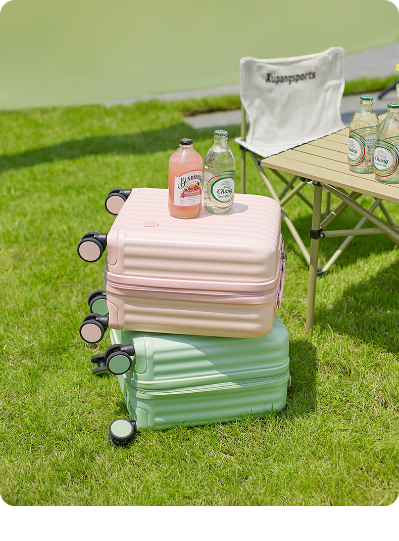 Чемодан Aji Luggage, женский, ручная кладь, 14 дюймов, легкий, для путешествий, весна-осень, детский