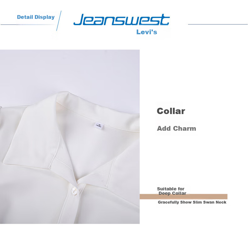 Женская блузка Jeanswest, осенняя, повседневная, французский шик, с длинным рукавом, для офиса, цвет абрикосовый, размер L
