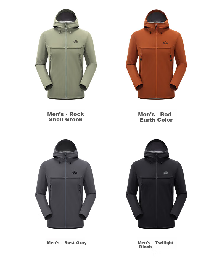 Женская ветрозащитная куртка Pelliot CY Soft Shell Jacket 124306148, черная, XL