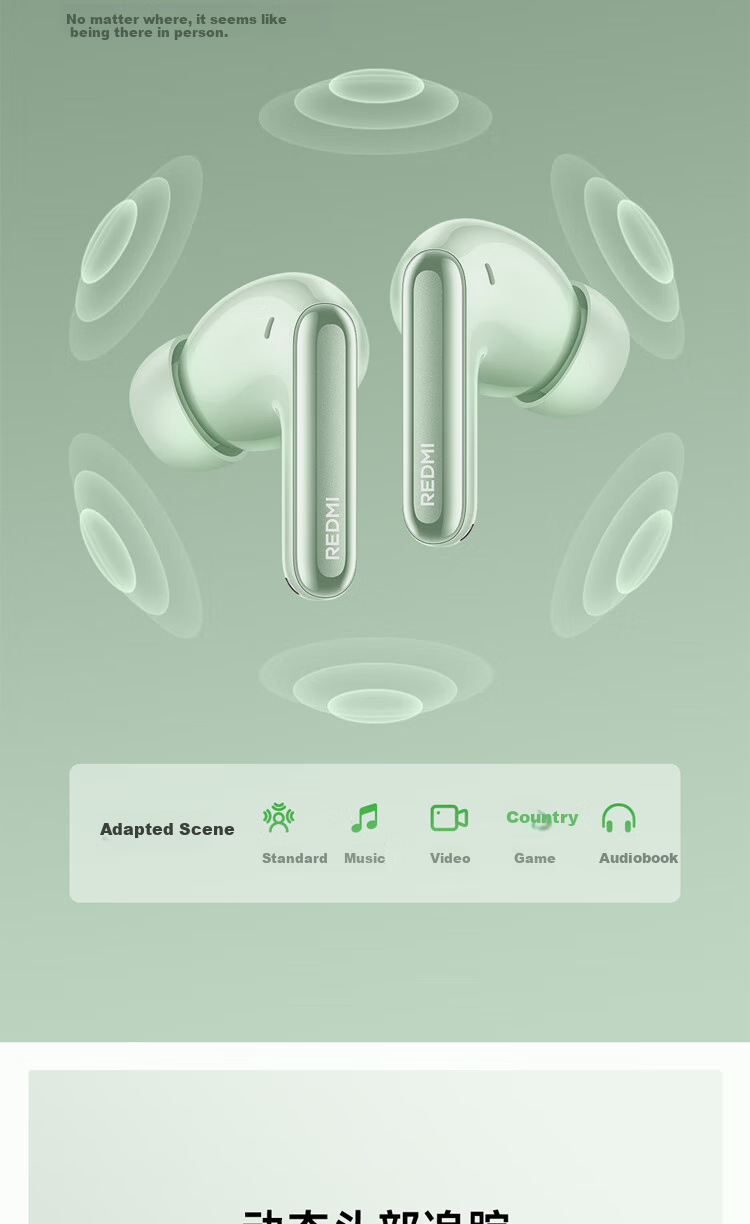 Беспроводные наушники MI REDMI Buds 6 Pro True Wireless с шумоподавлением, внутриканальные, совместимые с Android и Apple, цвет Xuanwu Black