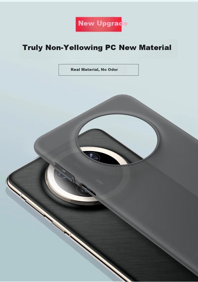 Чехол-накладка DIVI для Huawei Mate 70 Pro+, прозрачный, матовый, противоударный, с защитой от отпечатков пальцев