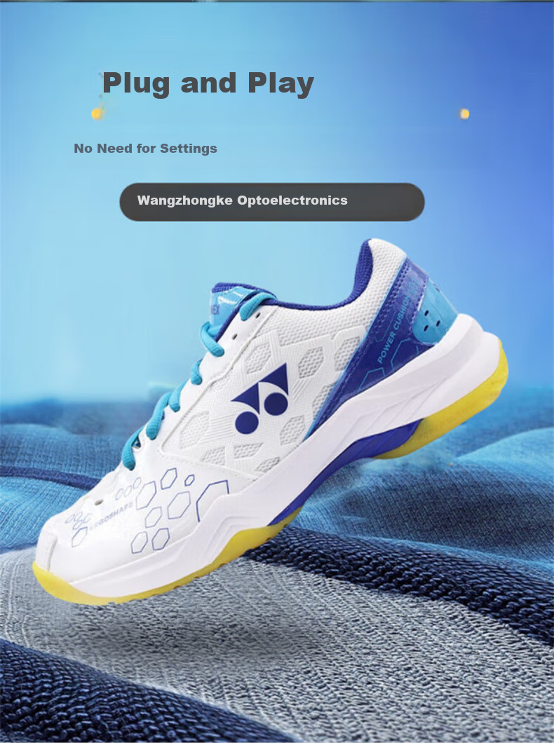 Кроссовки для бадминтона YONEX SHB101CR, мужские и женские, дышащие, амортизирующие, унисекс, белые с мятным, размер 37