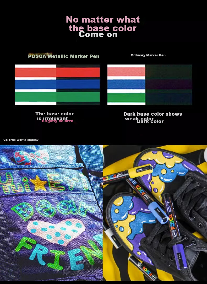 Акриловый маркер Uni Mitsubishi POSCA PC-3M, розовый, 1 шт.