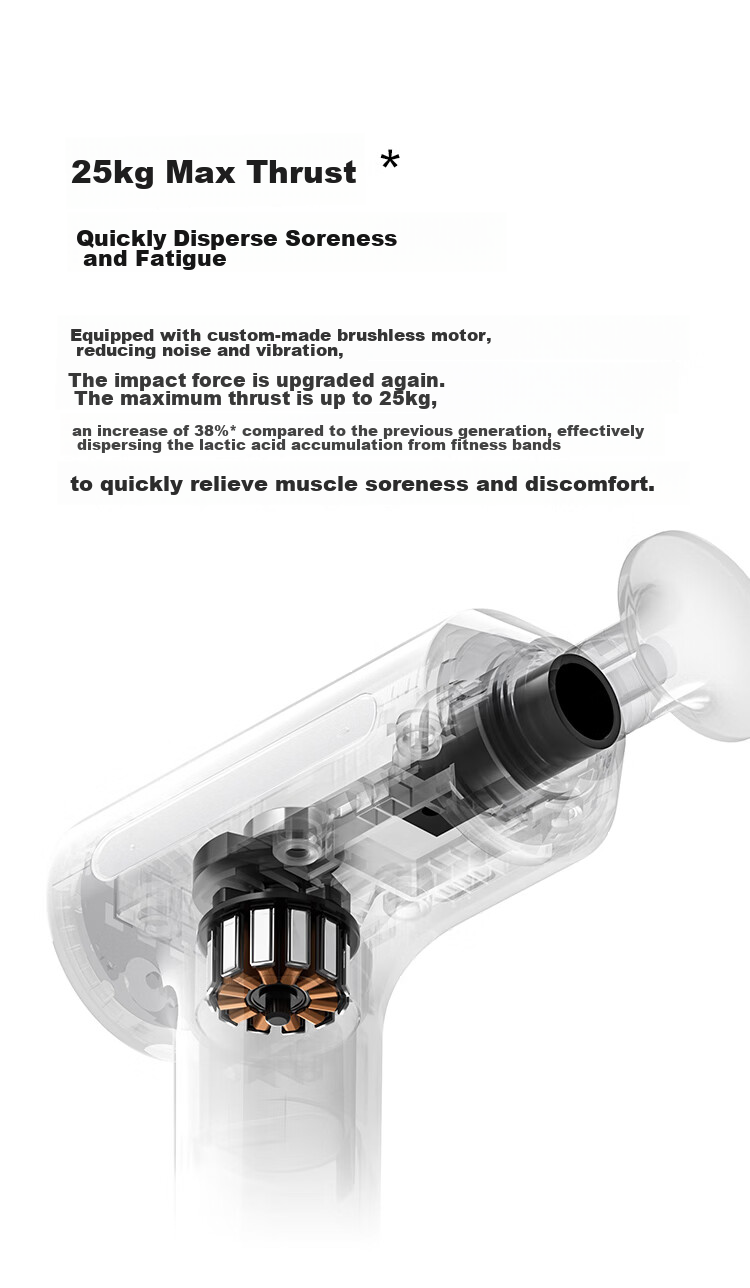 Массажный пистолет MIJIA Massage Gun 3, Xiaomi, сине-серый, для спорта и фитнеса, идеальный подарок