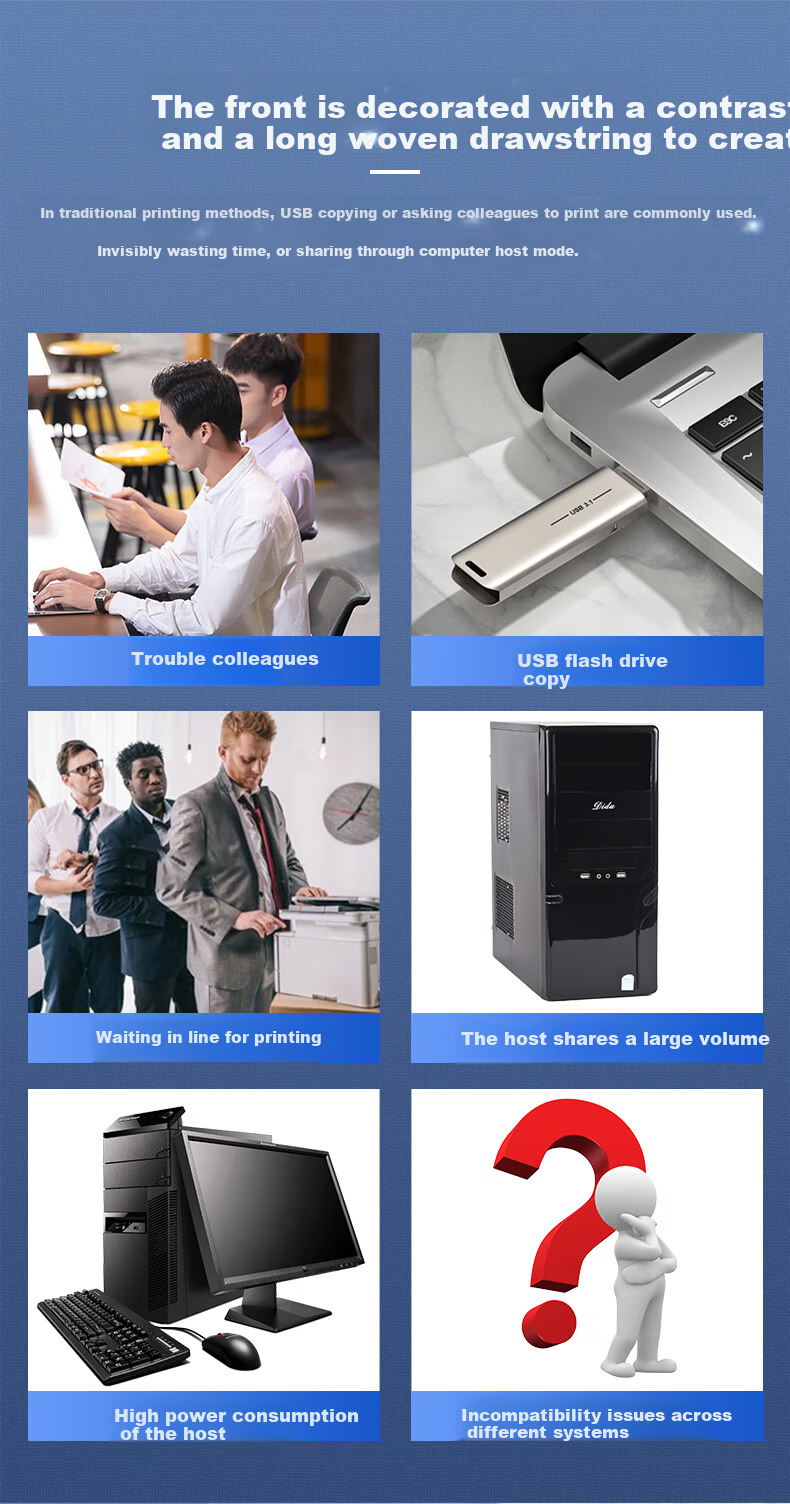 Сетевой сервер печати LIJIA KP-U101, USB 2.0, RJ45