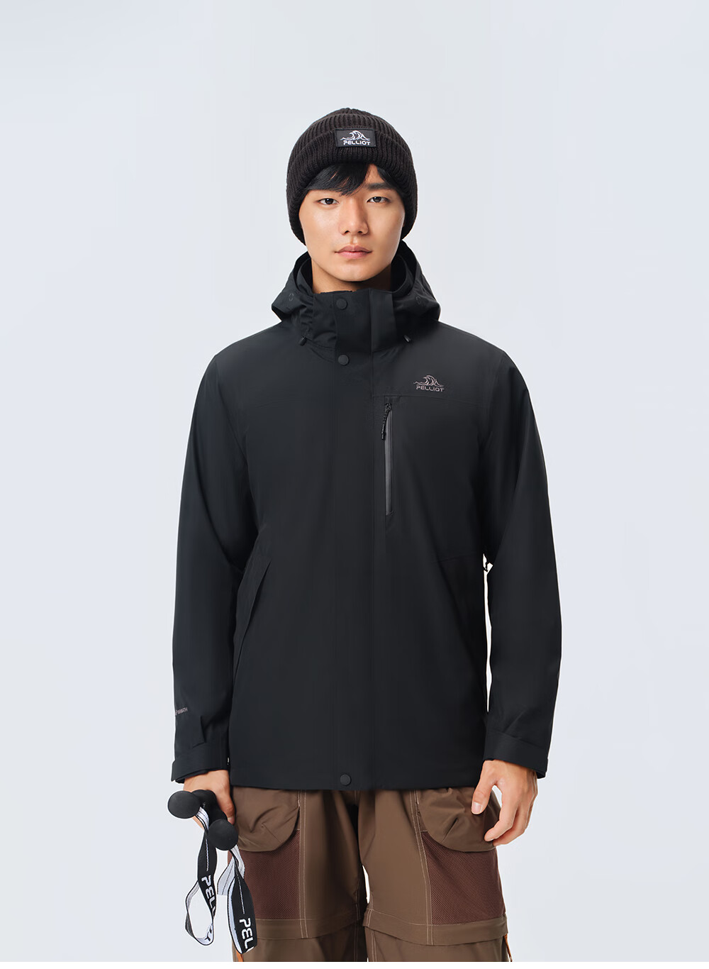 Куртка Pelliot Shanye Classic 3.0 трехслойная мужская и женская, зимнее теплое пальто, горный пурпурный, размер M