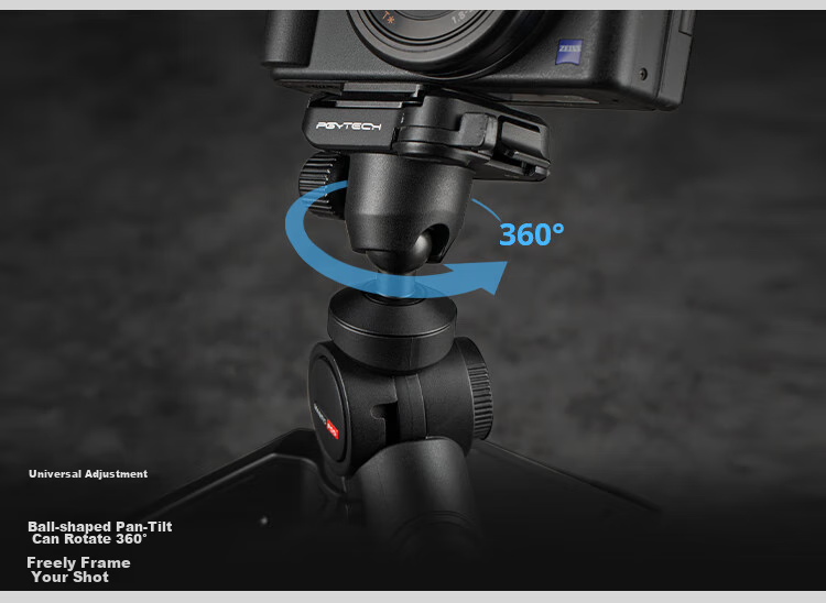 Штатив PGYTECH Mantis 2.0 для DSLR и смартфонов, настольный гимбал, штатив-ромашка для видеоблогов, прямых трансляций, портативный ручной штатив, комплект с пультом дистанционного управления