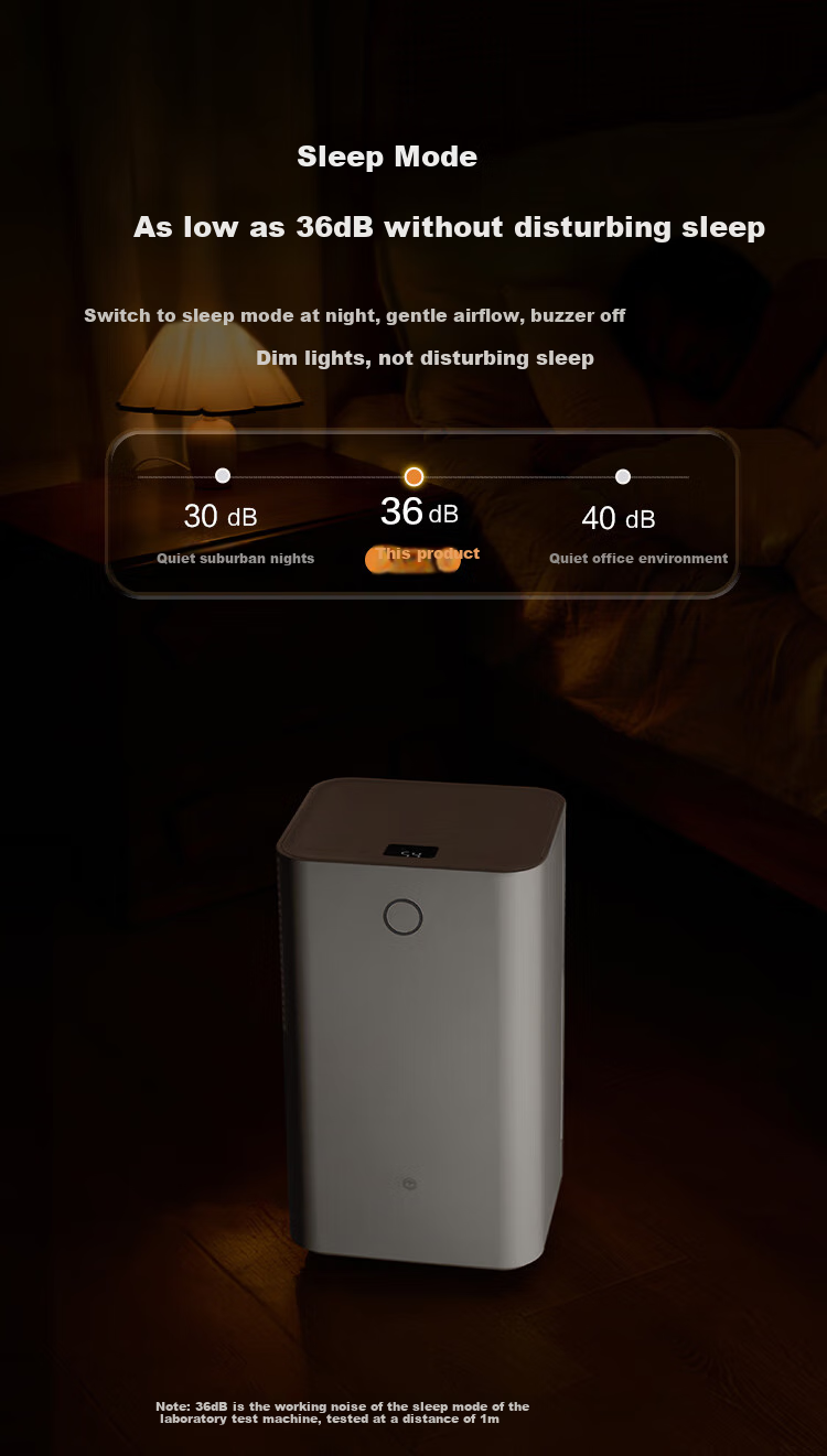 Осушитель воздуха JD Original, бытовой, 12л/день, компрессор Meizhi, очистка и дезинфекция отрицательными ионами, тихий, умная сушка одежды