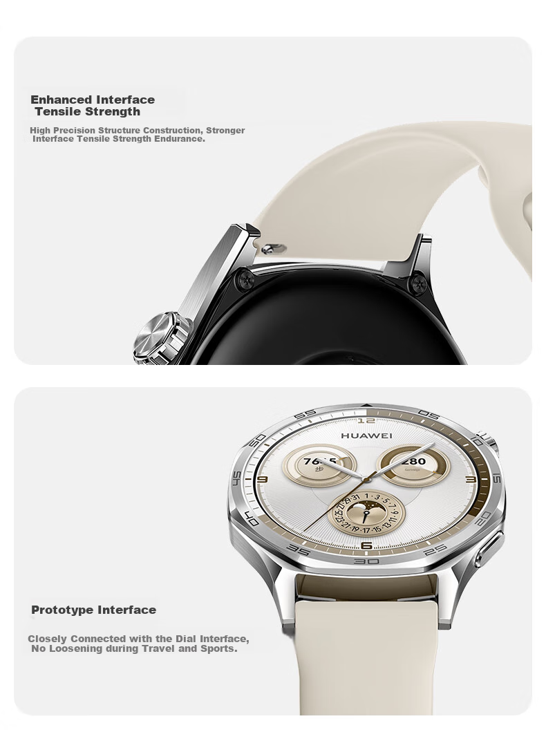 Ремешок для Huawei Watch 5/GT5 Pro/GT3/GT2/GT3 Pro 20мм Белый