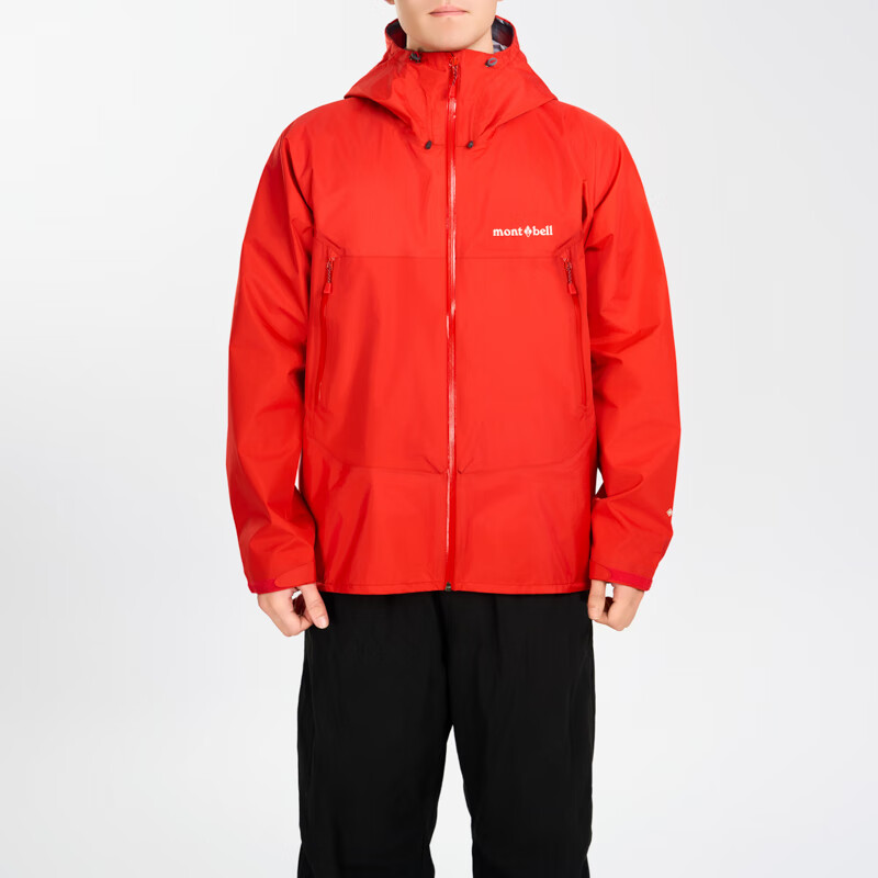 Мужская непромокаемая куртка Mont·bell Rain Dancer 1128729, красная, размер XL