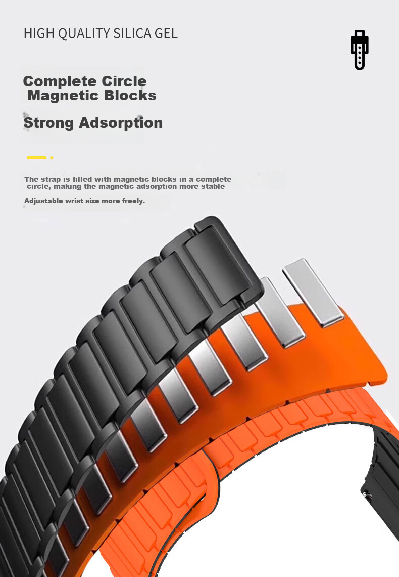 Магнитный силиконовый ремешок KMaxAI для Xiaomi Band 9/8 Pro, Redmi Watch 6/5/4, легкий розовый