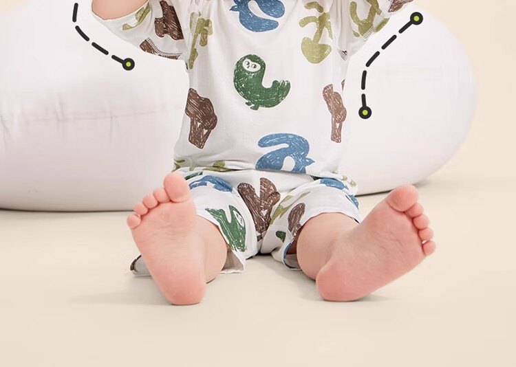Детская пижама Ciciibear, тонкая летняя модель для мальчика, из модала, с защитой живота, антибактериальная