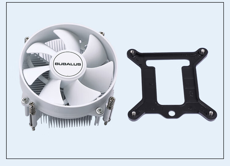 Кулер для процессора BUBALUS L9W White (INTEL 1151/1200, 9см гидравлический вентилятор, медное основание)
