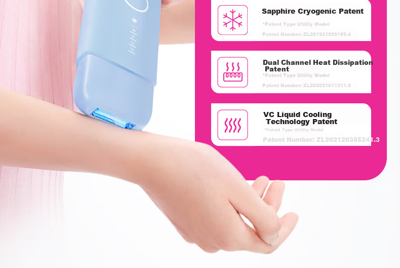 Устройство для удаления волос UlikeME Sapphire Ice Point, импульсное, для всего тела, подарок на День Святого Валентина, День рождения