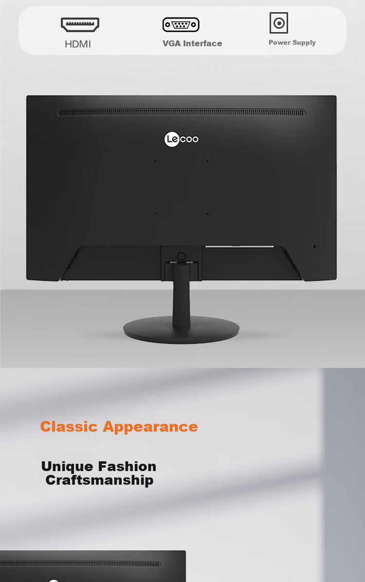 Монитор Lecoo Lenovo 27-дюймовый 120 Гц Full HD, узкая рамка, низкий уровень синего света, для дома и офиса, развлечений, модель B2721-3