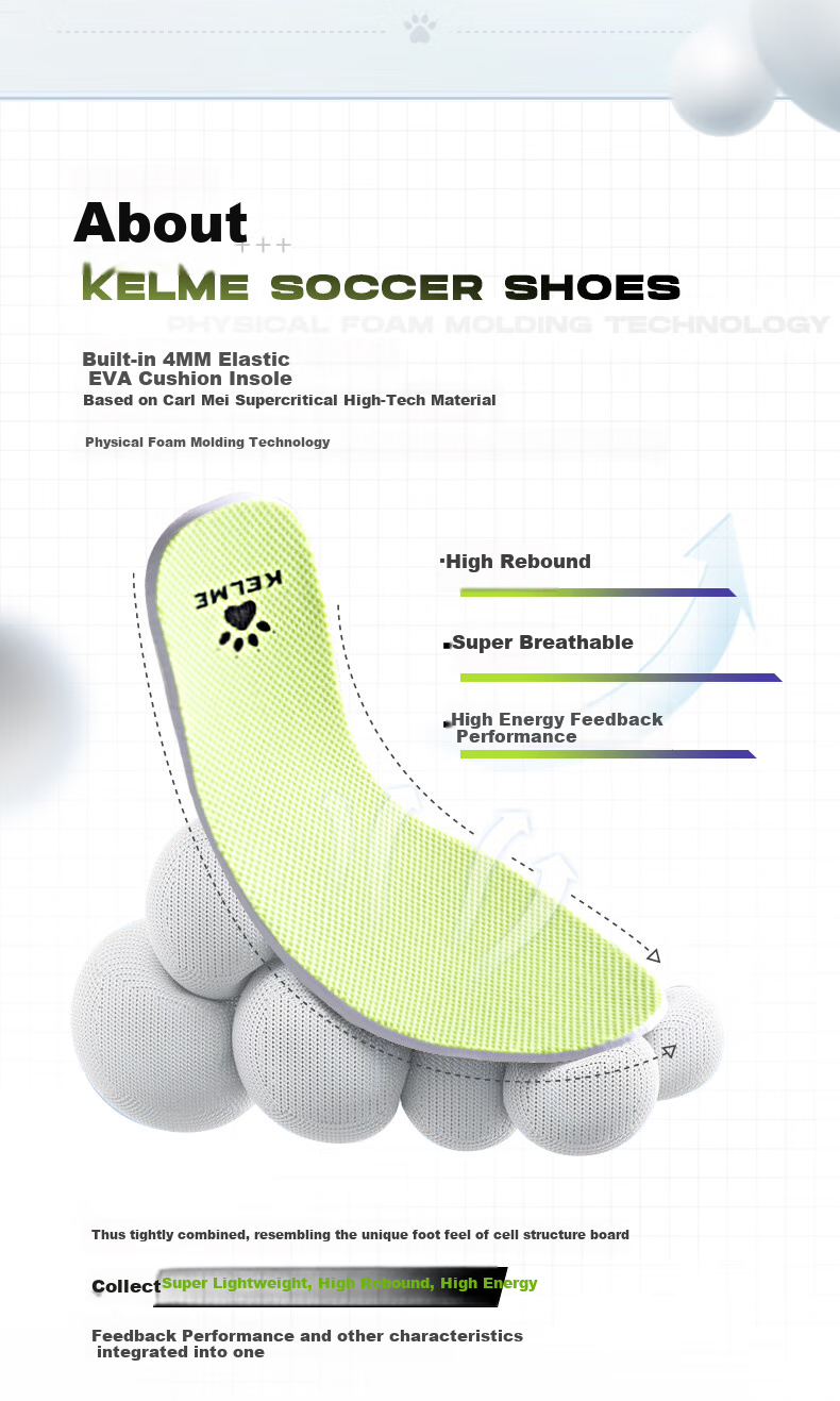Детские бутсы KELME для футбола, размер 37, металлический серебристо-черный