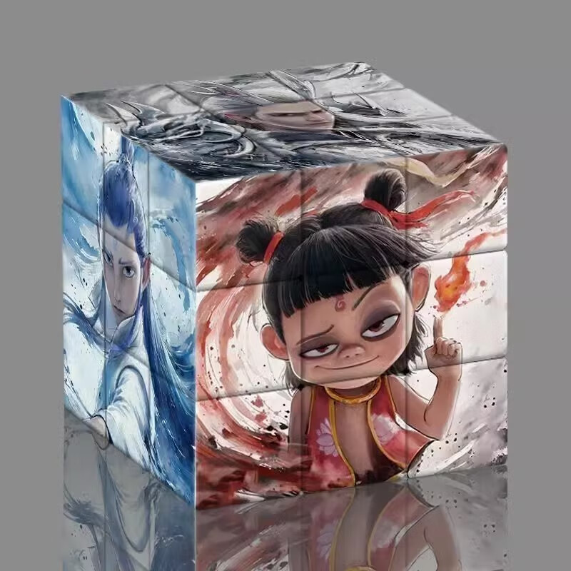 JIANTIAN Кубик Рубика 3x3, креативная игрушка-головоломка для снятия стресса, подарок на Новый год