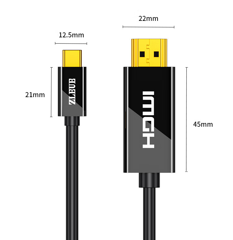 Кабель USB Type-C - HDMI