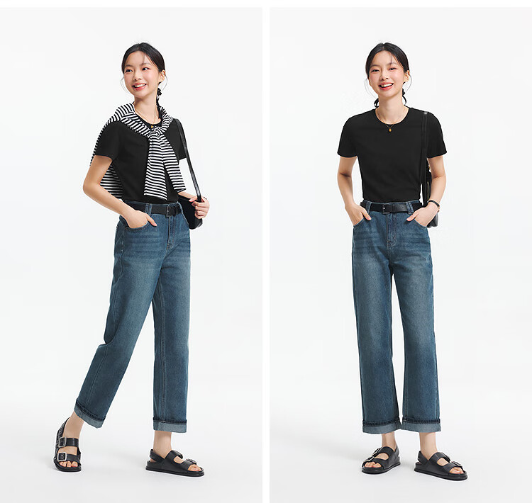 Женская футболка Semir, короткий рукав, укороченный крой, летняя, размер S, светло-цветочный серый
