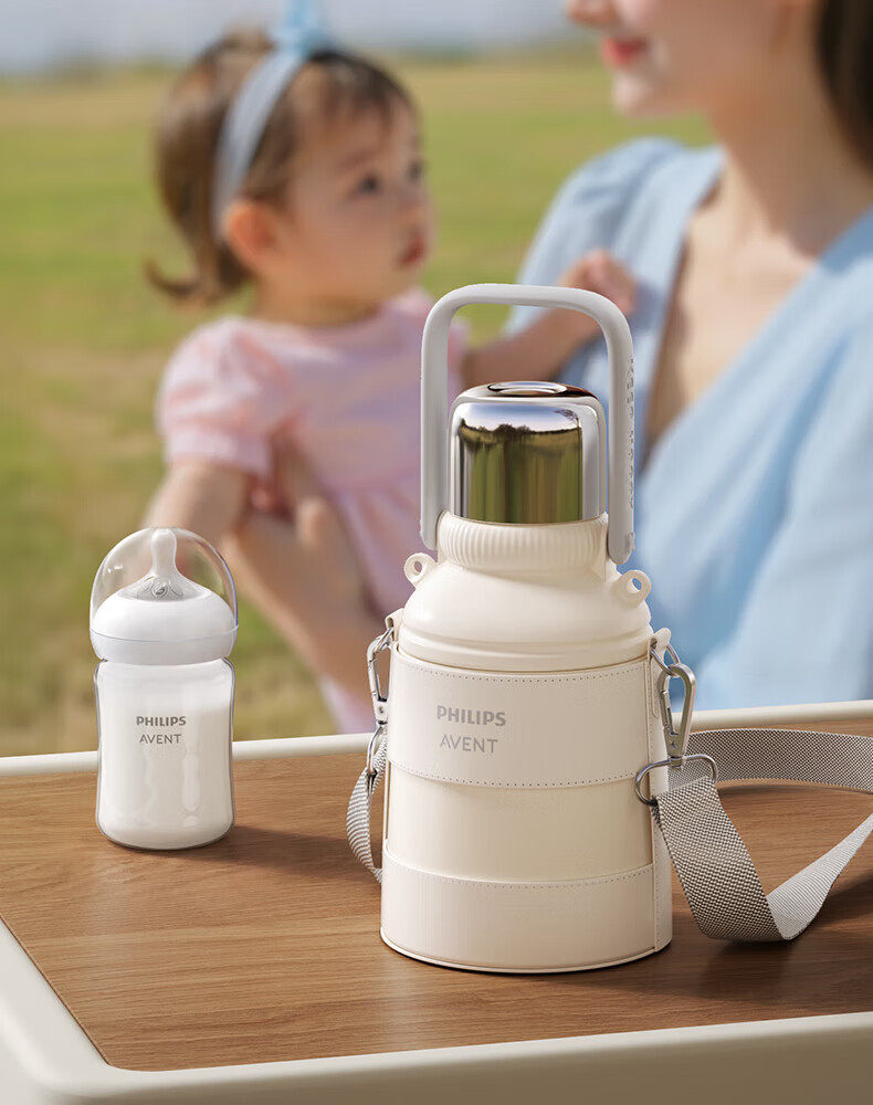 Детская термобутылка AVENT Philips AVENT с трубочкой, 1000 мл, для детей и студентов, производство Китай