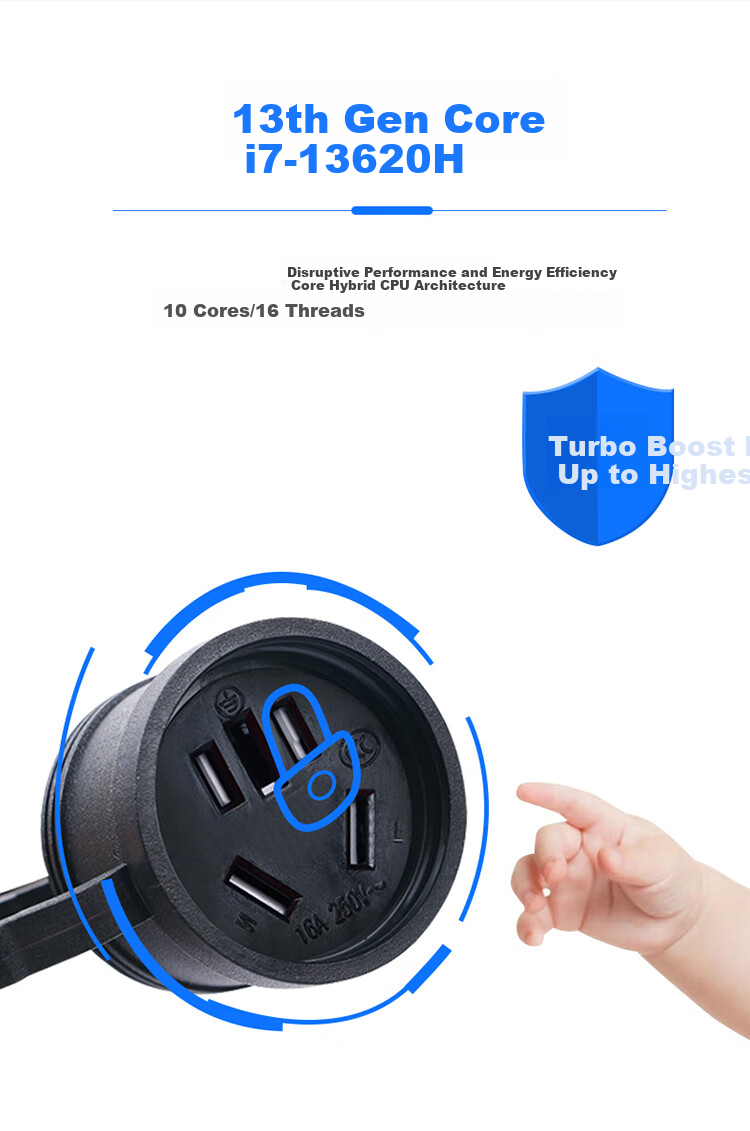 Кабель-переходник TOWE National Standard 10A to 16A Electric Vehicle Air Conditioning Power Extension Cord Socket Plug Adapter Strip Power Cable 0.5 Meter TW-FYC