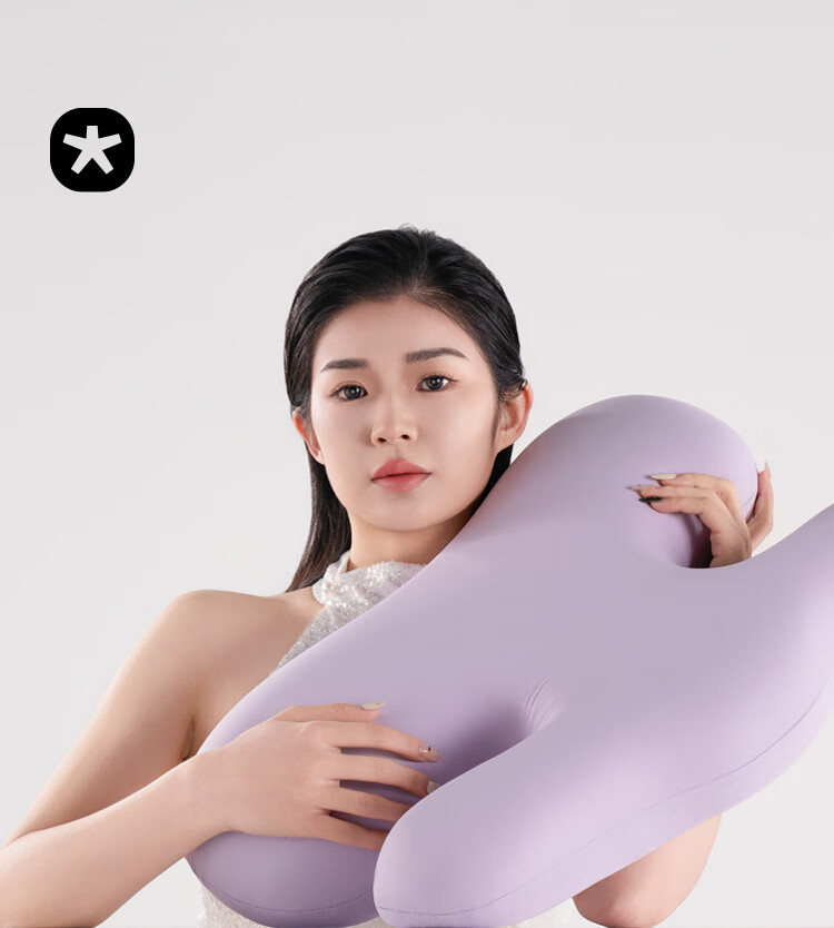 Подушка для сна CHECA GOODS Anti-Wrinkle Beauty Pillow, ортопедическая, с поддержкой шеи, для сна на боку, без давления на лицо, для взрослых, 55x35.5x8 см