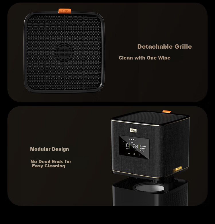 Очиститель воздуха Airx B7, для дома, удаление формальдегида, TVOC, смога, бактерий, запахов, аллергенов, с дисплеем формальдегида, озонобезопасный
