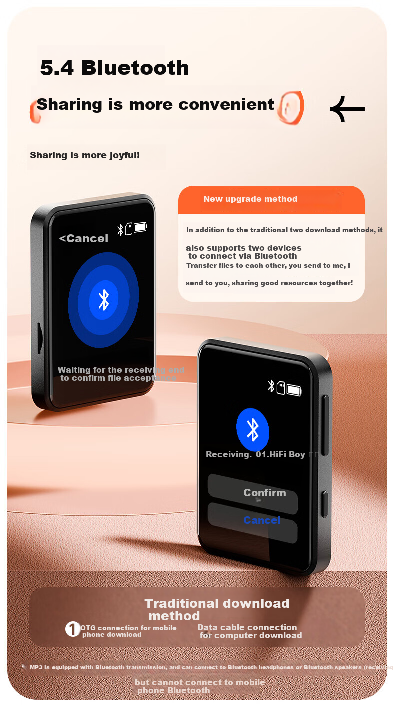 Портативный MP3/MP4 плеер Aigo 806e, 32GB, 2.8-дюймовый сенсорный экран, для изучения английского языка, с функцией словаря и спортивного динамика