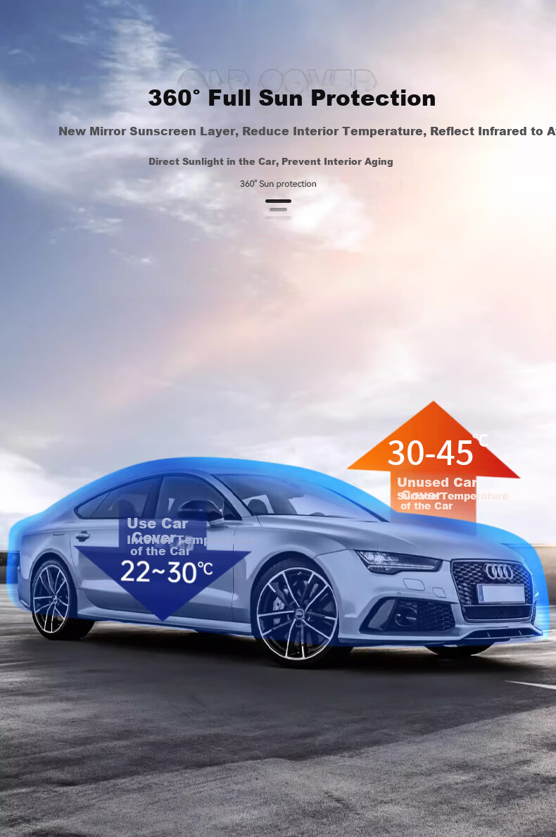Автомобильный чехол RATHBONE для Haval H6, всесезонный, водонепроницаемый, защита от солнца, дождя, снега, утолщенный Оксфорд