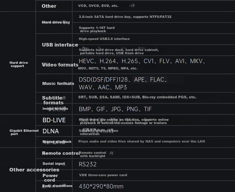 Blu-ray плеер 4K UHD