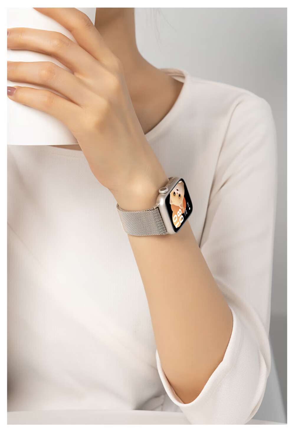 Ремешок Iboann Milanese Magnetic для HONOR Watch 5, водонепроницаемый, из нержавеющей стали, металлический, с магнитной застежкой, аксессуар для умных часов