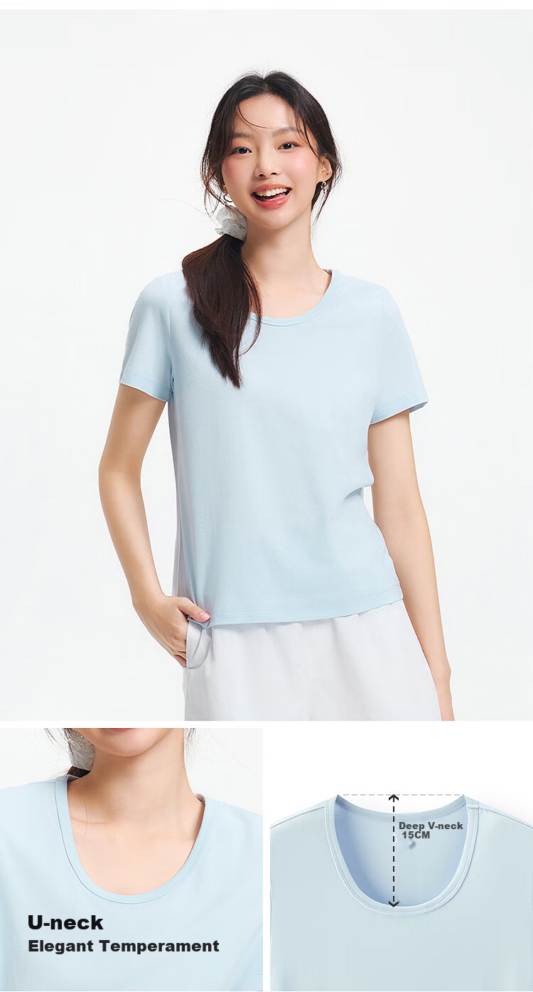 Женская футболка Semir, короткий рукав, приталенный силуэт, слим-фит, летняя, артикул 109325100001