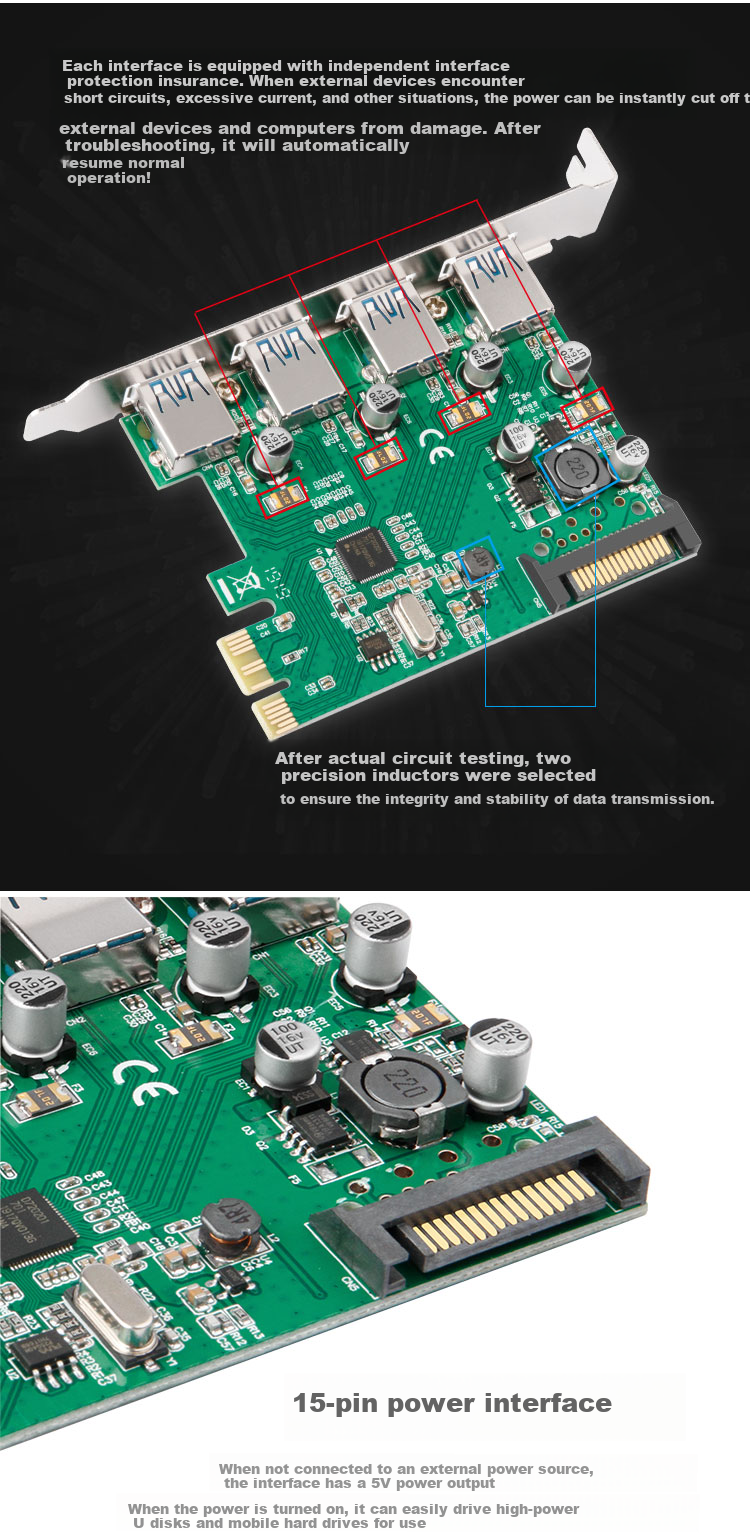 Плата расширения USB 3.0