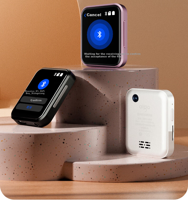 MP3/MP4 плеер Aigo 805e, 2-дюймовый сенсорный экран, Bluetooth 5.4, HIFI звук, 8 ГБ, черный