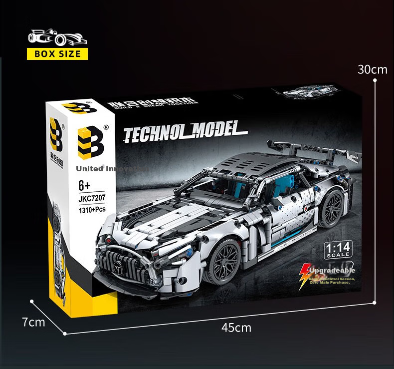 Конструктор L.O.L. Surprise! "Mercedes-Benz" AMG GT, 1310+ деталей, масштаб 1:14, с дистанционным управлением и подсветкой