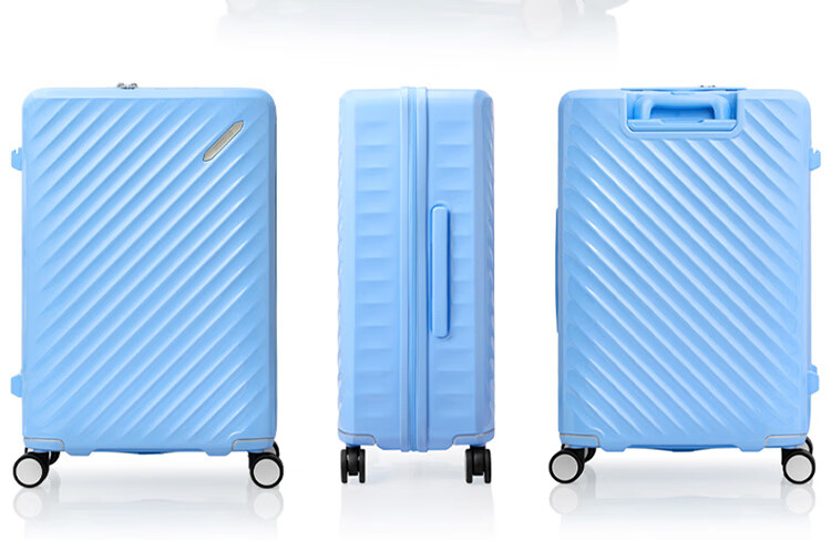 Чемодан AMERICAN TOURISTER, 24 дюйма, стильный, с кодовым замком, черный