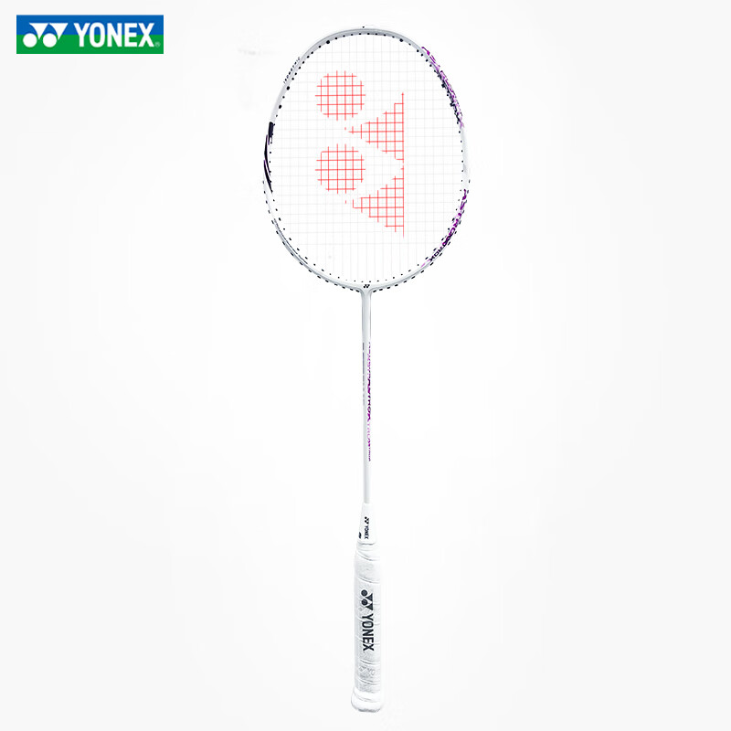 Бадминтонная ракетка YONEX Astrox 10 White Pink AX10, ультралегкая, из цельного карбона, наступательный тип, предварительно натянутая, с лентой для рукоятки