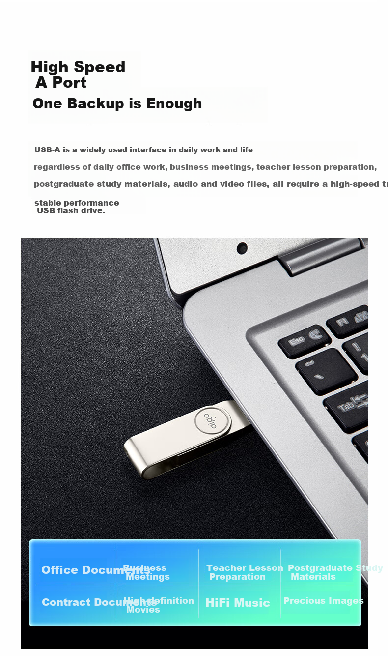 USB-накопитель Aigo U356 32GB Type-C USB3.2 Dual Interface Silver