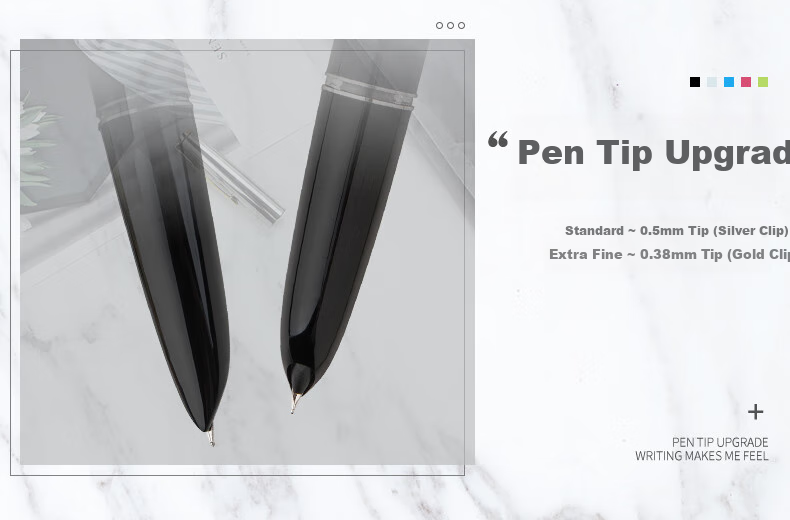 HERO Fountain Pen 616 Upgraded Student Fountain Pen, Black, Iridium Nib Ink Pen for Daily Writing And Calligraphy Practice, F Nib
