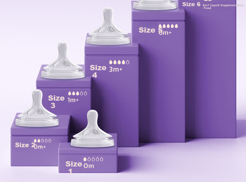 Соска AVENT Philips AVENT для новорожденных, с широким диаметром, натуральная, мягкая, для детей от 6 месяцев, для прикорма, импортная
