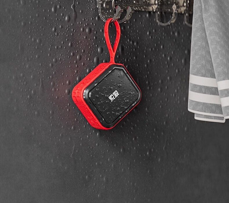 Портативная Bluetooth-колонка Soaiy SD16 Premium Red, компактная, с длительным временем работы от аккумулятора, для улицы и автомобиля