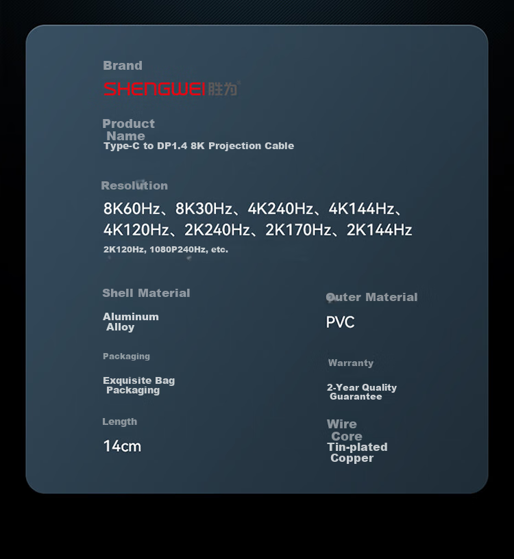 Переходник Type-C на DP