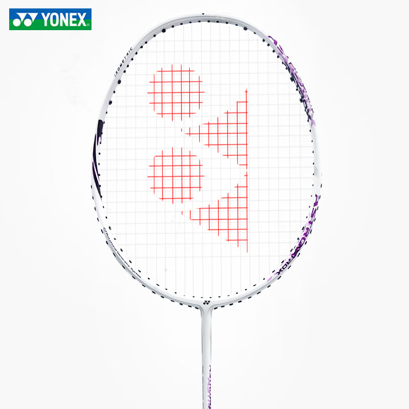 Бадминтонная ракетка YONEX Astrox 10 White Pink AX10, ультралегкая, из цельного карбона, наступательный тип, предварительно натянутая, с лентой для рукоятки