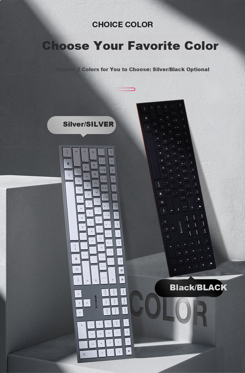 Проводная клавиатура CHERRY KC6000 Silver, полноразмерная, мембранная, с SX-ножничным механизмом, серебристая
