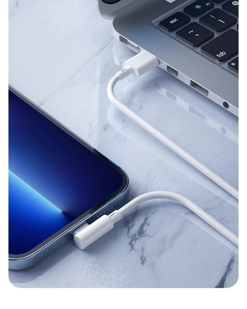 Кабель Nengshi для зарядки Apple с угловым разъемом, кабель для быстрой зарядки данных для iPhone 14/13/12/11/XR/8 Plus, iPad, автомобильного зарядного устройства USB, 1.5 метра, белый