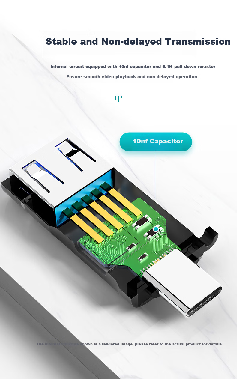 Переходник WANJEED Type-C на USB 3.0, OTG конвертер для Android, Huawei, Xiaomi, планшетов, U-дисков, клавиатур, мышей, автомобильных зарядных устройств, музыкальных плееров, кард-ридеров