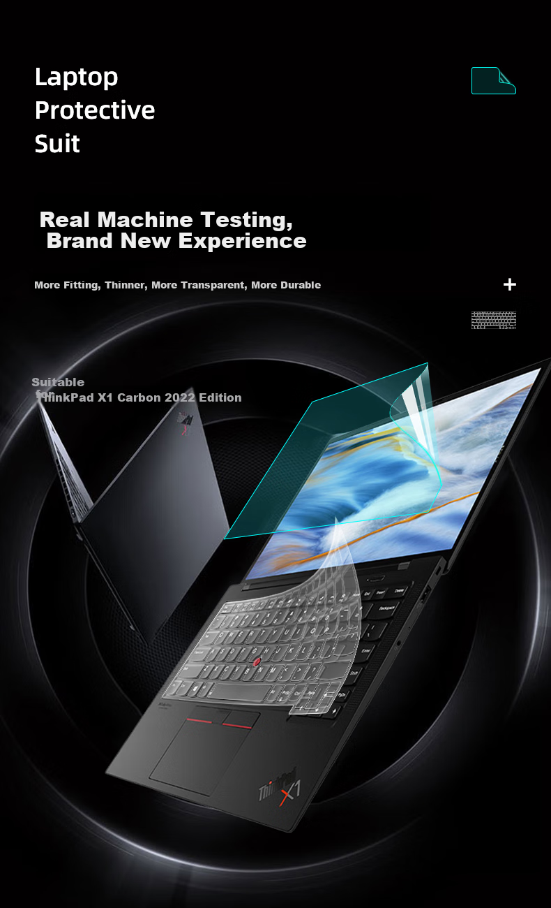 Защитная пленка для клавиатуры Jiasu для Lenovo ThinkPad X1 Carbon (Gen9), 14-дюймовый ноутбук, протектор клавиатуры, защитная пленка