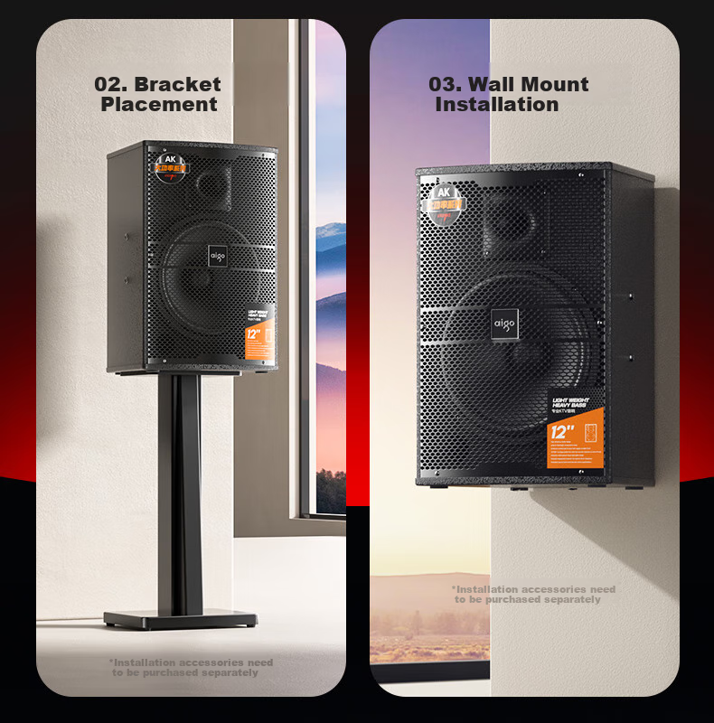 Усилитель Aiguozhe G15, акустическая система для конференц-залов, 200 Вт, Bluetooth, USB, AUX
