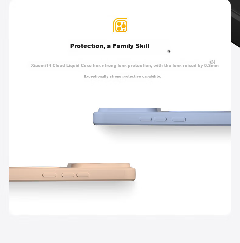 KEKLLE Чехол-накладка с MagSafe для Xiaomi 14 Pro, жидко силиконовый, защита от падений, белый